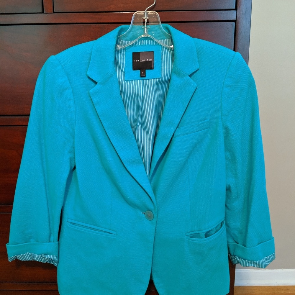 Limited brand turquoise blazer